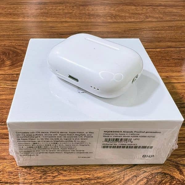 Airpods pro 2nd generation White Titanium Quality 1