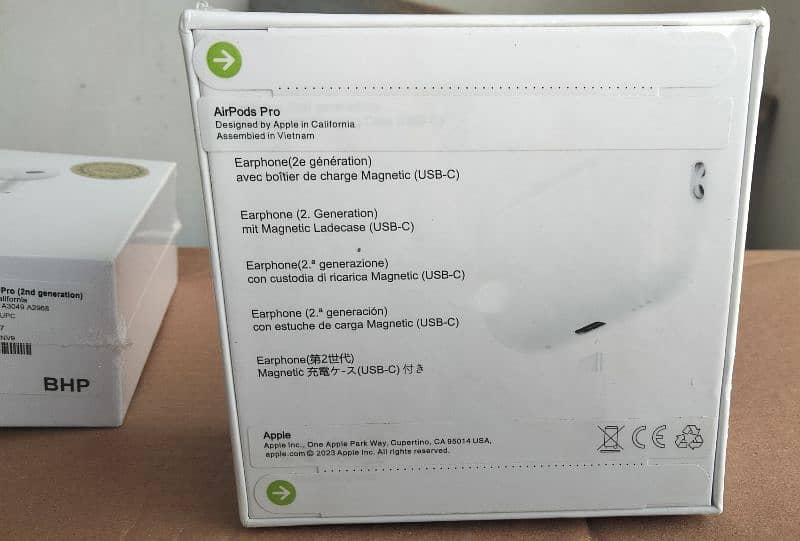 Airpods pro 2nd generation White Titanium Quality 4