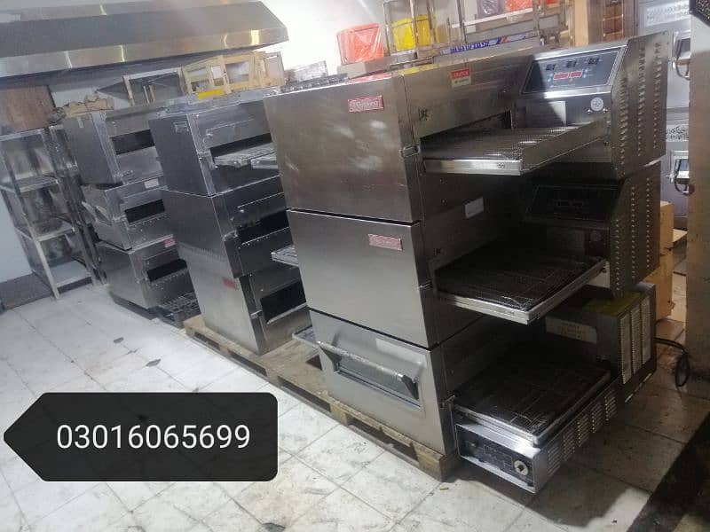Fryer Gasro conveyor oven fast food complate machinery 2