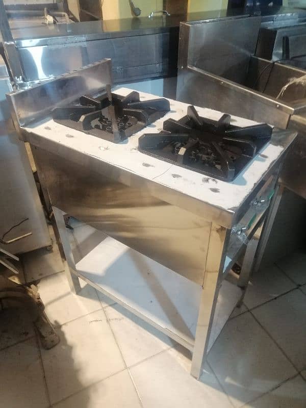Fryer Gasro conveyor oven fast food complate machinery 8