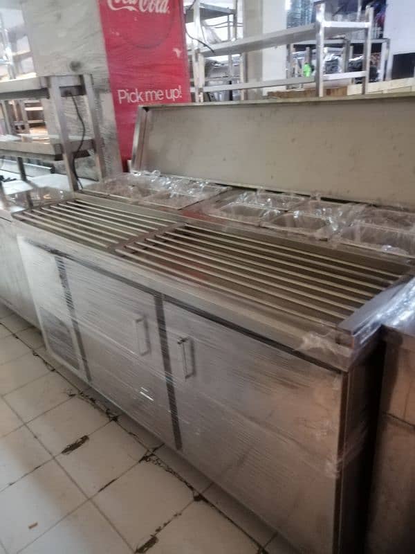 Fryer Gasro conveyor oven fast food complate machinery 12
