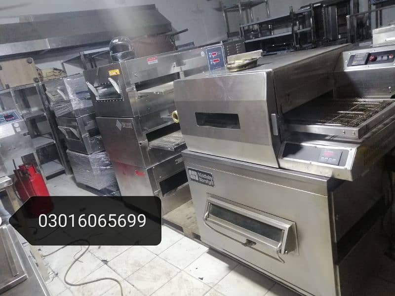 Fryer Gasro conveyor oven fast food complate machinery 13