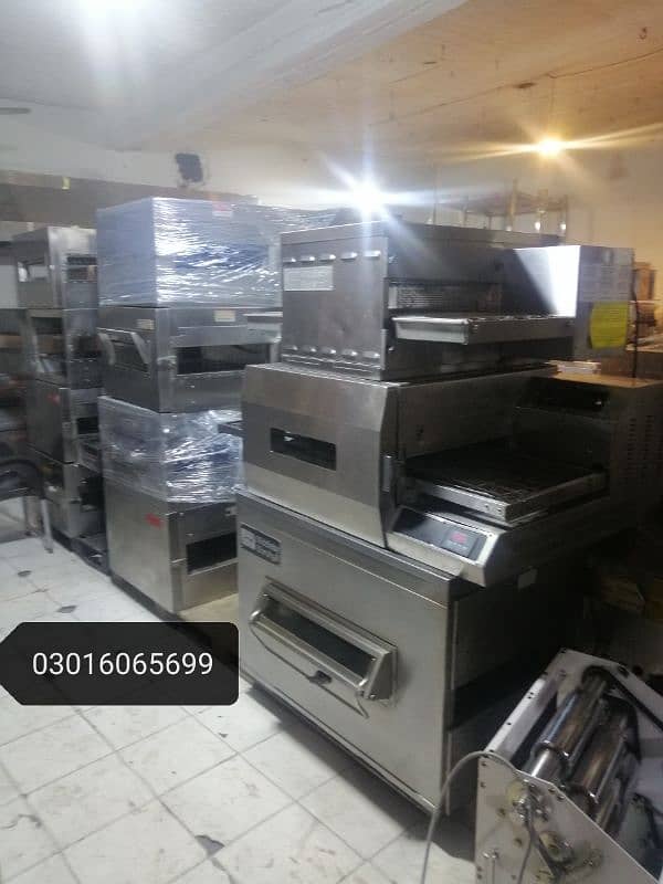 Fryer Gasro conveyor oven fast food complate machinery 18