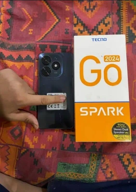 Tecno spark go 2024 with box 0