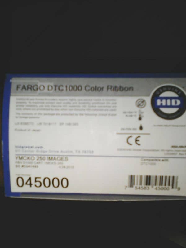 Color Ribbon # 45000 Fargo original in very low cost 2