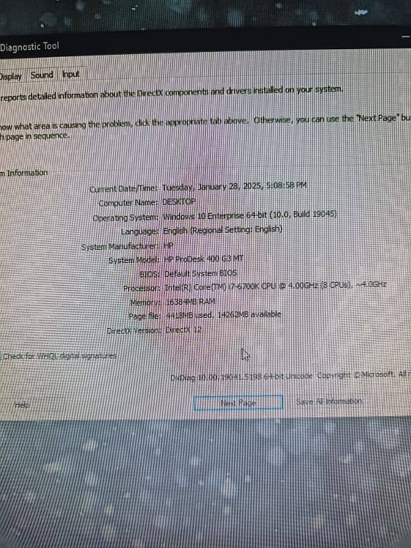 HP core i7 6th gen 4.0ghz K series professional processor 1