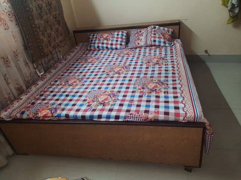 double bed for sale (without mattress) 2