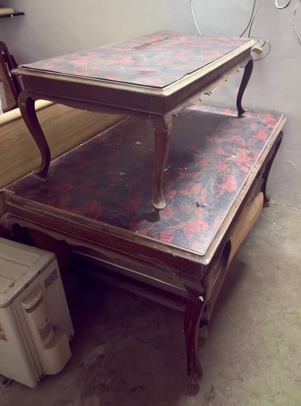 Dining and Tea Table with 5 Chairs (Taali Wood) 0