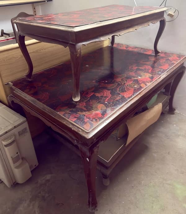 Dining and Tea Table with 5 Chairs (Taali Wood) 3
