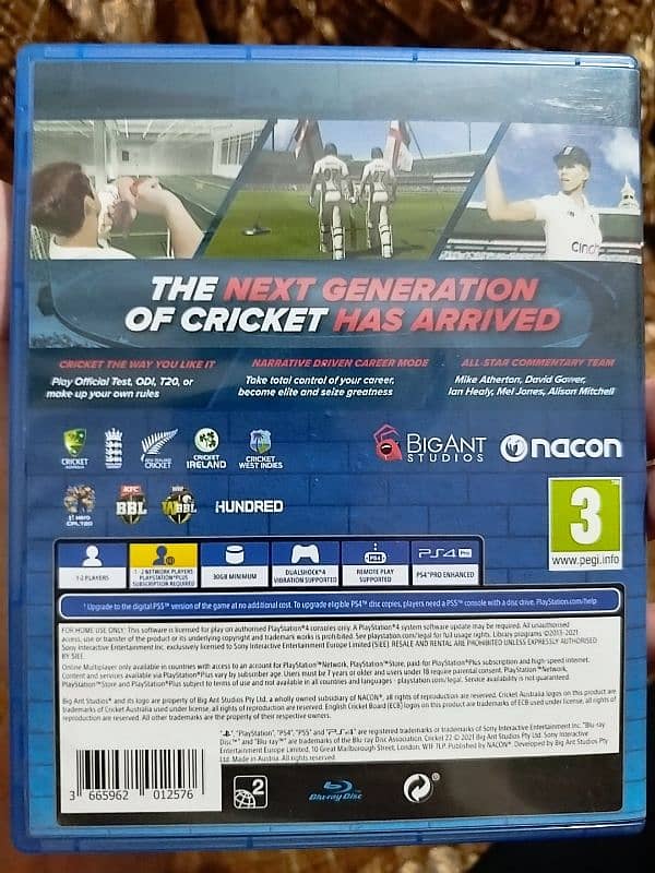 cricket 22 ps4 games 1
