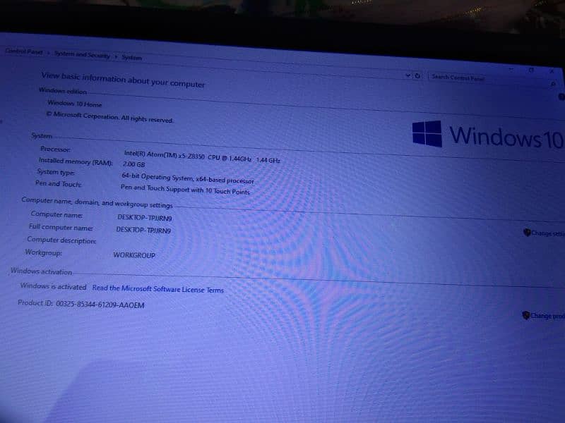 windows tablets 8th genration very good conditions and rate 1