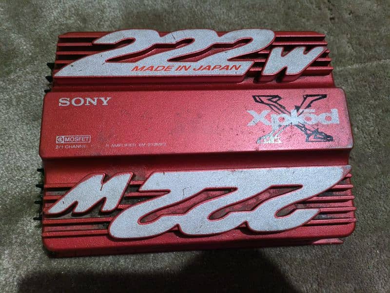 Sony Xplod Amplifier 222 wats pmpo 0
