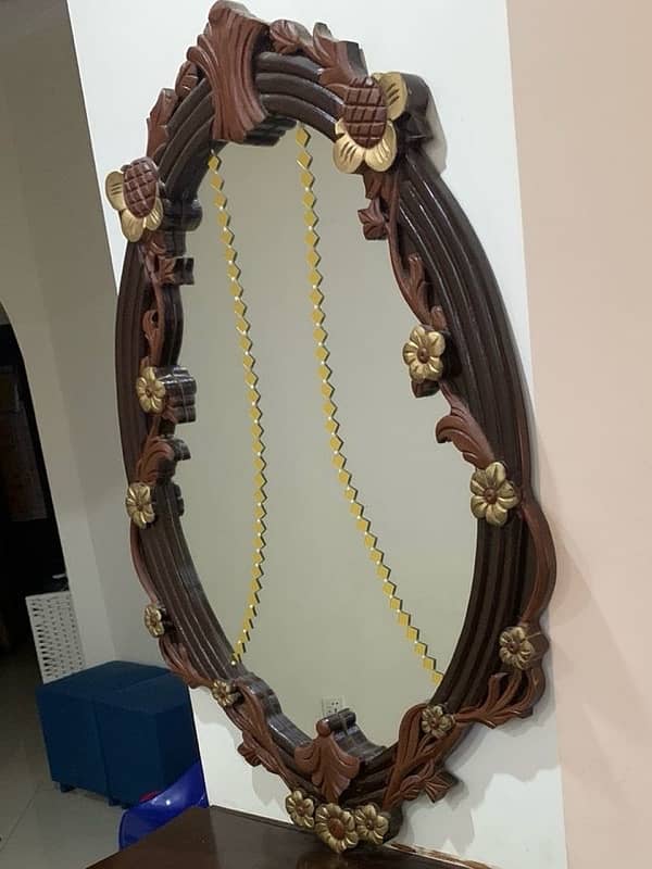 Large size custom made wooden mirror 0