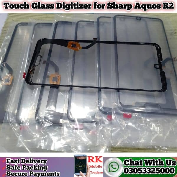 Sharp Aquos R2 Touch Glass, R3 Penal, R5 Mobiles Until Screen All 12