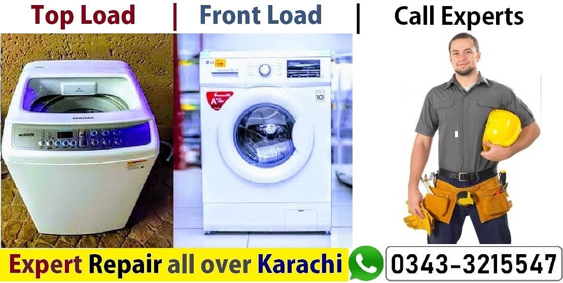 Automatic Washing Machine Repair (Dawlance Samsung LG Haier Orient SG) 0