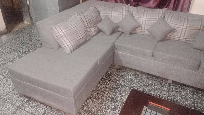 L SHAPE SOFA 1