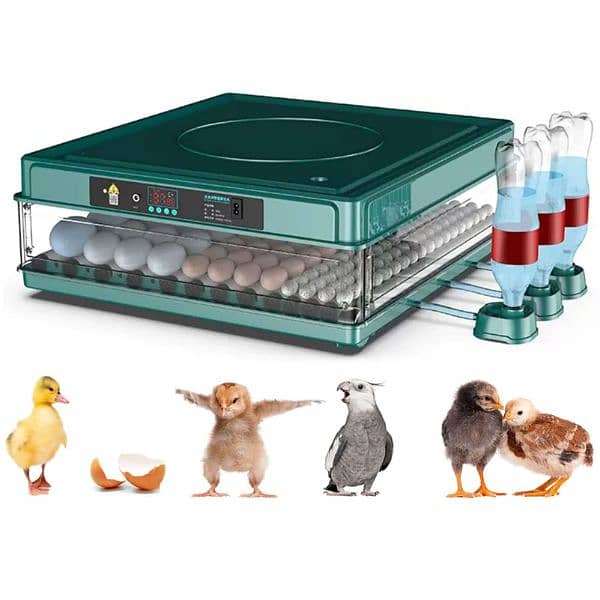 70 eggs intelligent fully automatic incubator dual power 2