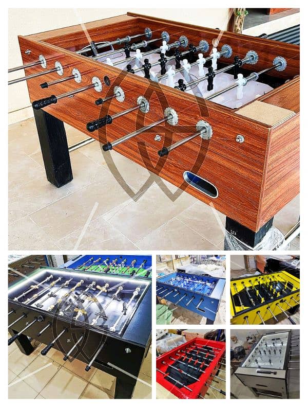 Table Tennis Carrom Football Soccer Foosball Pool Billiard Snooker Rod 9