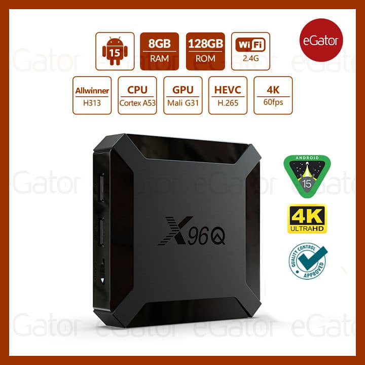 Android Smart Tv Box X96q 8gb + 128gb With Free 1000 Plus Channels 1