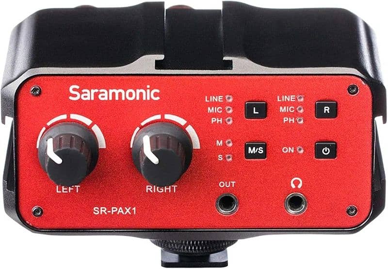 SARAMONIC On Camera Two-Channel Audio Mixer With Phantom Power 5