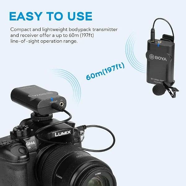 BOYA *BY-WM4 PRO* And *BY-WM4 PRO-K2* PREMIUM MICROPHONES KITS 8