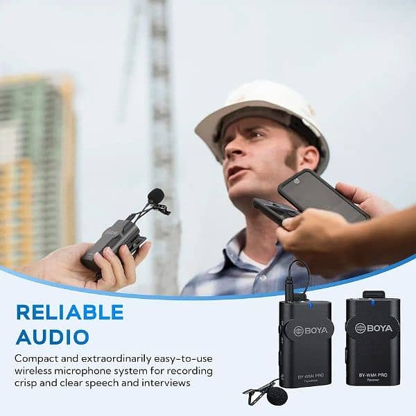 BOYA *BY-WM4 PRO* And *BY-WM4 PRO-K2* PREMIUM MICROPHONES KITS 9