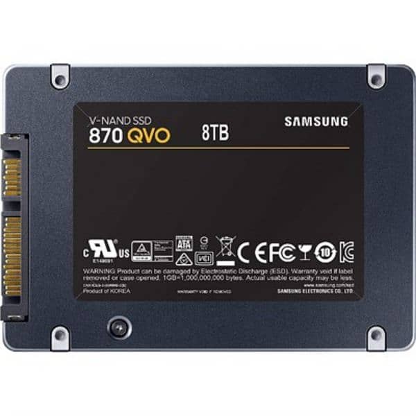 SAMSUNG 870 QVO, 8TB 2.5inch SSD DRIVE 0