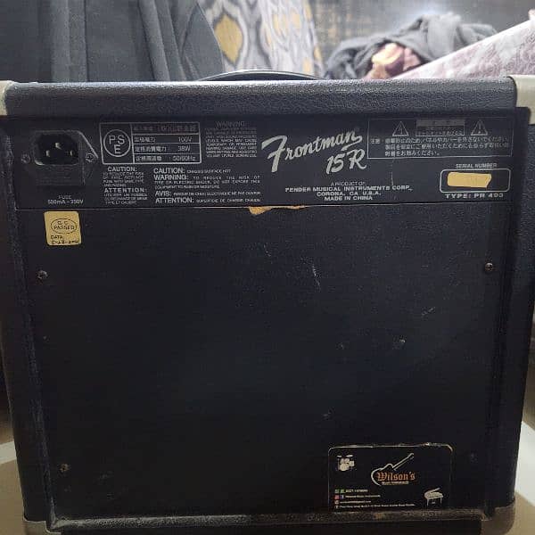 Fender frontman 15r 2