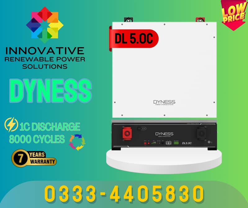Dyness DL5.0 Lithium Battery 51.2V 100ah With WIFI 0