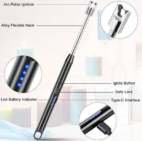 Electric kitchen lighter Rechargeable device 9
