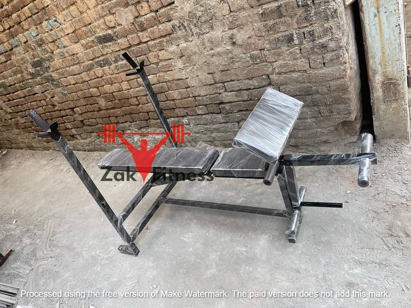 Multi Position Bench Press|Crunches Leg Thigh Exercises Table | 2