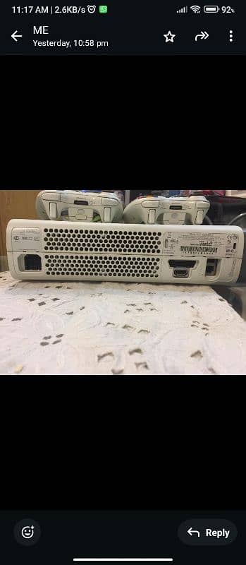 Xbox 360 with 2 original controllers. 3