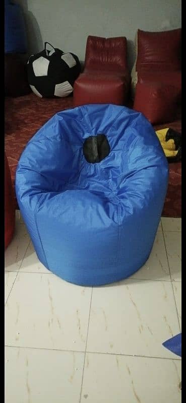 Plain parachute bean bag sofas adult sizes 8