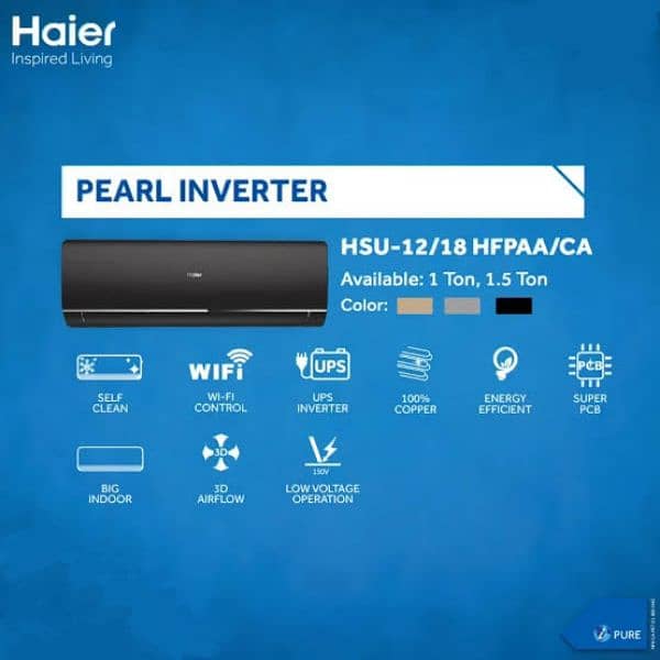 Haier split inverter 1.5 Ton 2