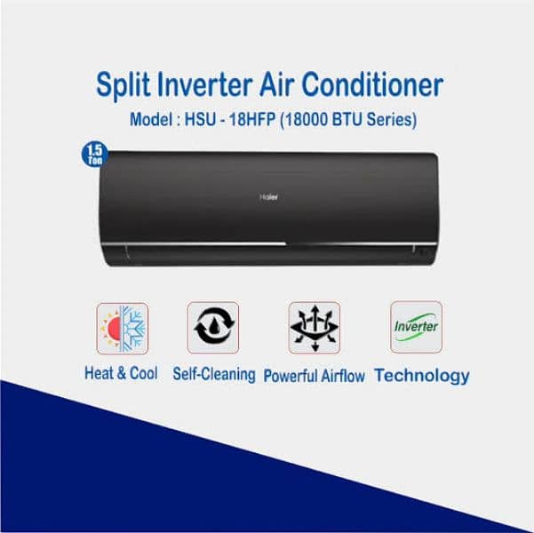 Haier split inverter 1.5 Ton 3