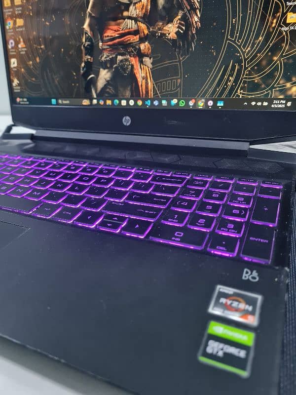 Gaming Laptop HP pavilion 15 Ryzen 5 4600H Gtx 1650 ddr6 3