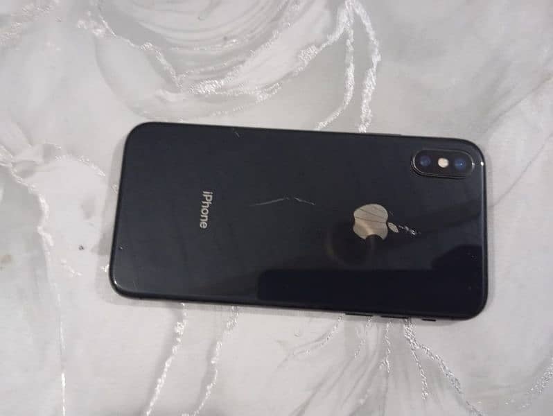 iPhone x PTA Approved 64GB memory Back brek 1