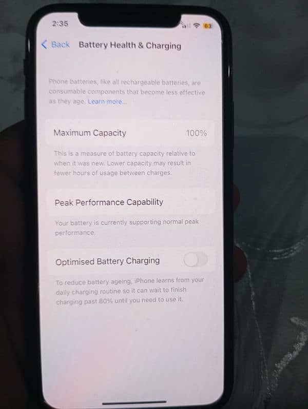 iPhone x PTA Approved 64GB memory Back brek 5