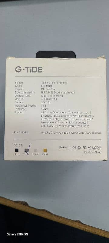 G-Tide R1 smart watch 5