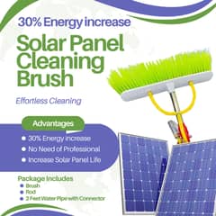 Solar Panel Cleaning Brush with Water System O32I4495I44