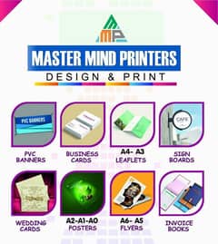 Visiting Cards, Flexes, Stamps, Wedding Cards, Flyers, bill books