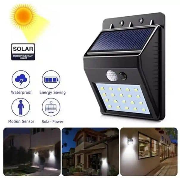30 LED SOLAR PIR MOTION SENSOR LIGHTS FOR OUTDOOR 0