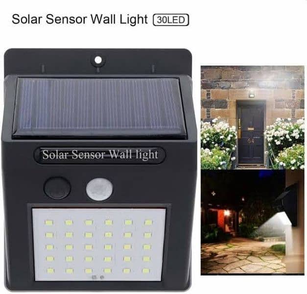30 LED SOLAR PIR MOTION SENSOR LIGHTS FOR OUTDOOR 2