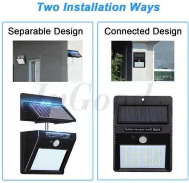 30 LED SOLAR PIR MOTION SENSOR LIGHTS FOR OUTDOOR 3