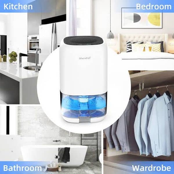KLOUDIC Electric Dehumidifier - Ultra Quiet (DH-CS01) White 3
