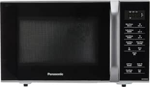 Panasonic NN-ST34HMYPQ Solo Microwave Oven, 25 L,Black/Silver