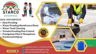 Water Tank Cleaning services| Waterproofing,Heatproofing,Tank Cleaning