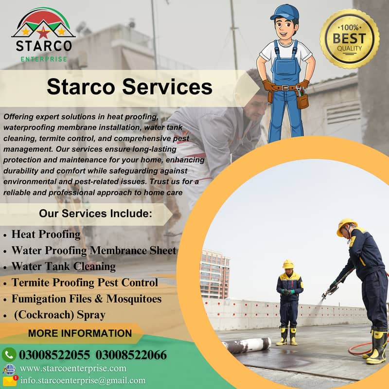 Water Proofing/Heat Proofing/Tile Epoxy grout/Termite,Pest,Fumigation 6