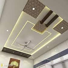 Plastic Paris Ceiling/ False Ceiling /pop Ceiling / All Ceiling work 3