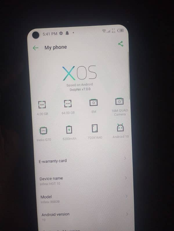 Infinix hot 10 0
